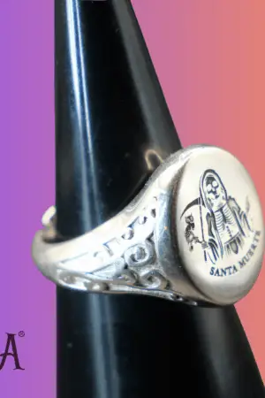 Anello “Santa Muerte” – Sigillo di Protezione