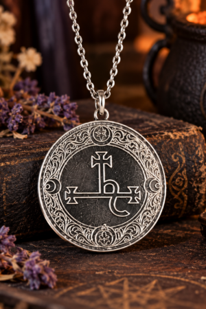 Ciondolo Sigillo di Lilith, versione La Janara, in argento